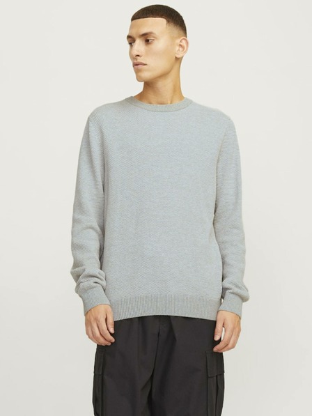Jack & Jones Svetlo siva Moški pulover Jack & Jones Globe