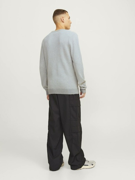 Jack & Jones Svetlo siva Moški pulover Jack & Jones Globe