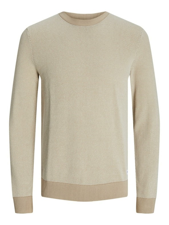 Jack & Jones Beige Moški pulover Jack & Jones Globe