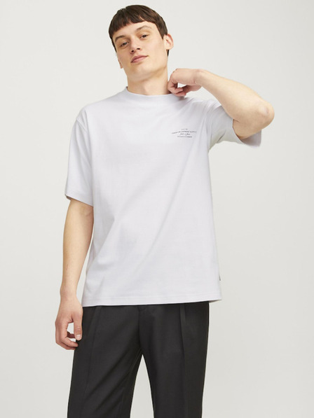 Jack & Jones Bela moška jopa s kapuco Jack & Jones