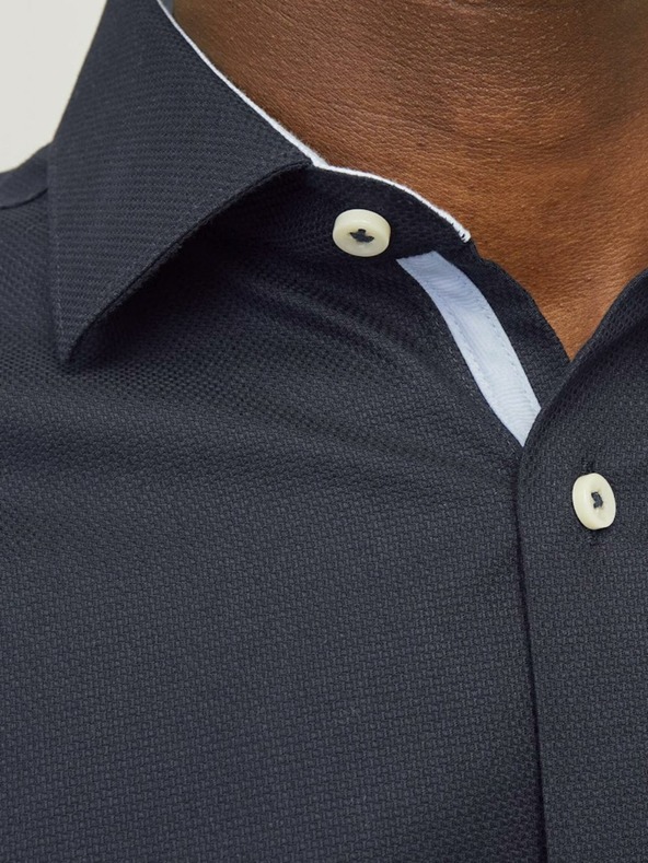 Jack & Jones Temno modra moška srajca Jack & Jones Parker