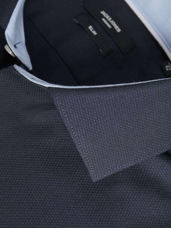 Jack & Jones Temno modra moška srajca Jack & Jones Parker
