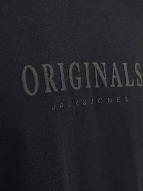 Jack & Jones Črna moška majica Jack & Jones Frederiks