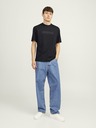 Jack & Jones Črna moška majica Jack & Jones Frederiks