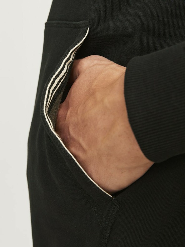 Jack & Jones Črna moška jopa Jack & Jones Frederiks