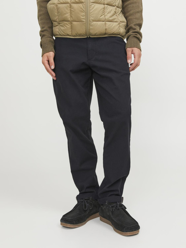 Jack & Jones Črne moške hlače Jack & Jones Marco