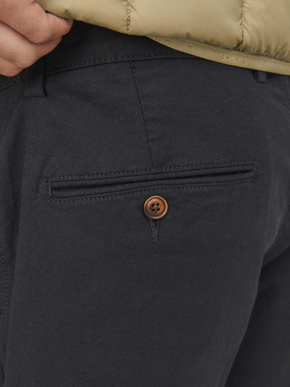 Jack & Jones Črne moške hlače Jack & Jones Marco