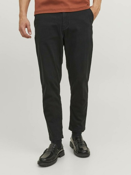 Jack & Jones Črne moške hlače Jack & Jones Stace