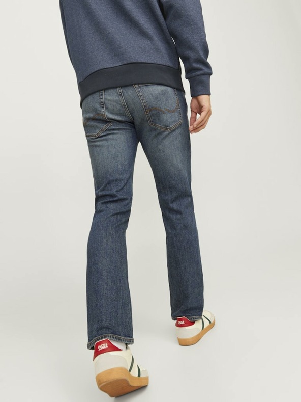 Jack & Jones Temno modre moške kavbojke ravnega kroja Jack & Jones Clark