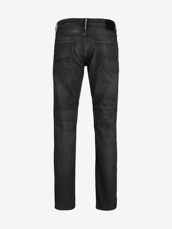Jack & Jones Temno sive moške kavbojke ravnega kroja Jack & Jones Clark