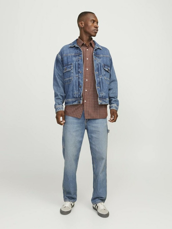 Jack & Jones Modre moške kavbojke ravnega kroja Jack & Jones Eddie