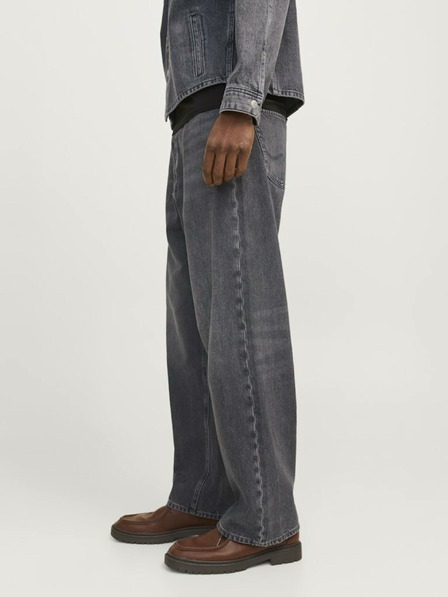 Jack & Jones Temno sive moške kavbojke ravnega kroja Jack & Jones Iron