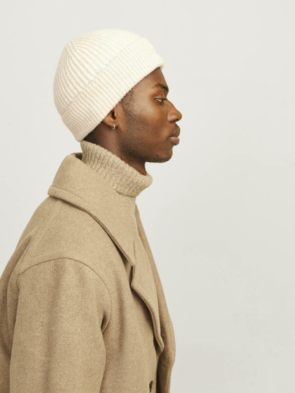 Jack & Jones Bež Moška volnena kapa Jack & Jones Lump Cap