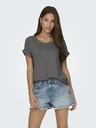 ONLY Siva ženska majica ONLY Moster