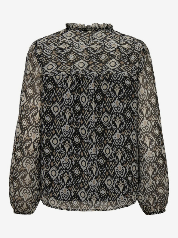 ONLY Bežno-črna ženska vzorčasta bluza ONLY Ditsy
