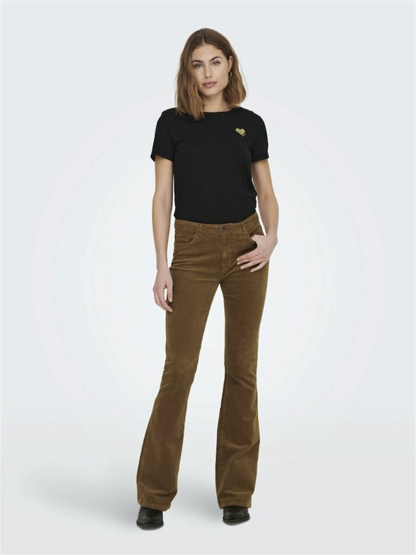 ONLY Črna ženska majica ONLY Kita