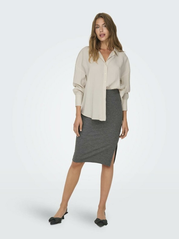 ONLY Bež ženska majica ONLY Zazima