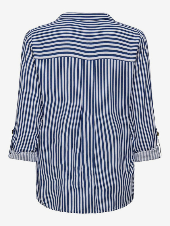 ONLY Bela in modra ženska črtasta srajca ONLY Yasmin