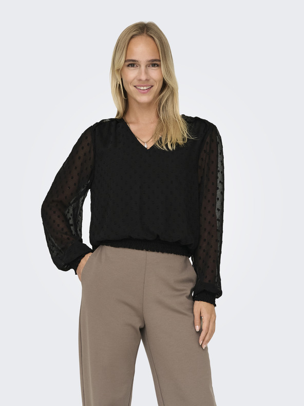 ONLY Črna ženska bluza ONLY Elmira