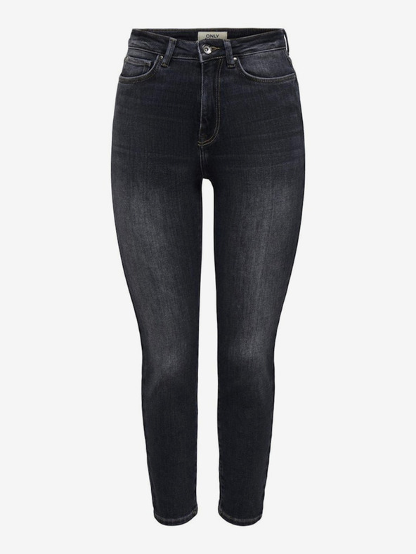 ONLY Črne ženske kavbojke ravnega kroja ONLY Emily