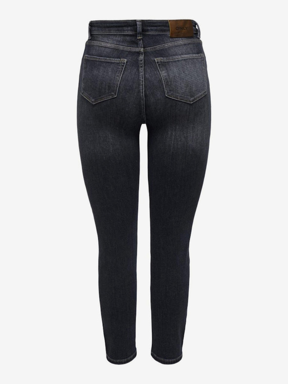 ONLY Črne ženske kavbojke ravnega kroja ONLY Emily