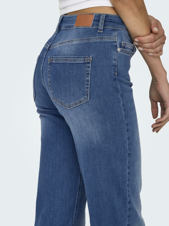 ONLY Modre ženske kavbojke ravnega kroja ONLY Blush