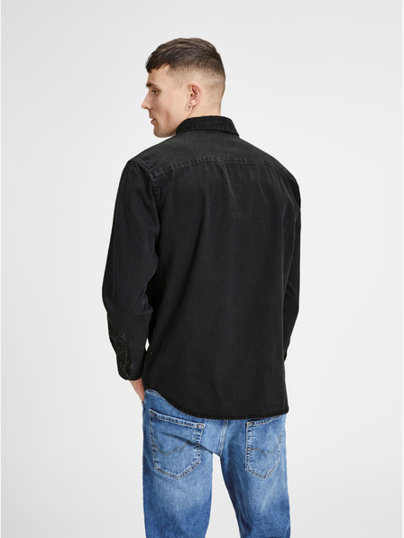 Jack & Jones Črna majica iz džinsa Jack & Jones