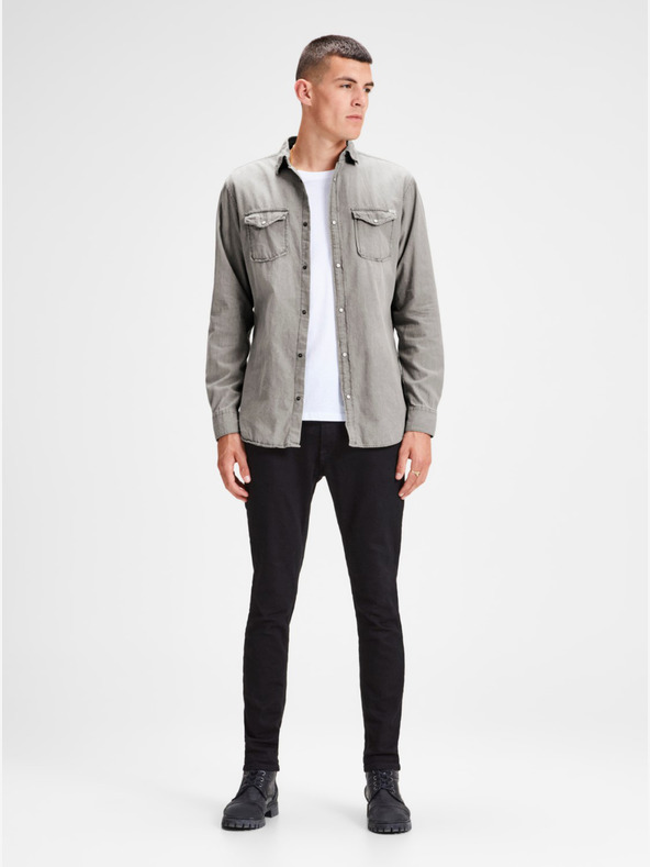 Jack & Jones Siva majica iz džinsa Jack & Jones