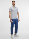 Jack & Jones Siva črtasta polo majica Jack & Jones Paulos