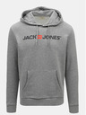 Jack & Jones Siva žičnata kapuca s potiskom Jack & Jones
