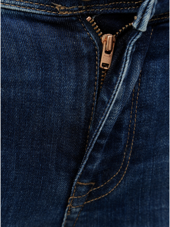 ONLY Modre oprijete kavbojke z raztrganim učinkom ONLY