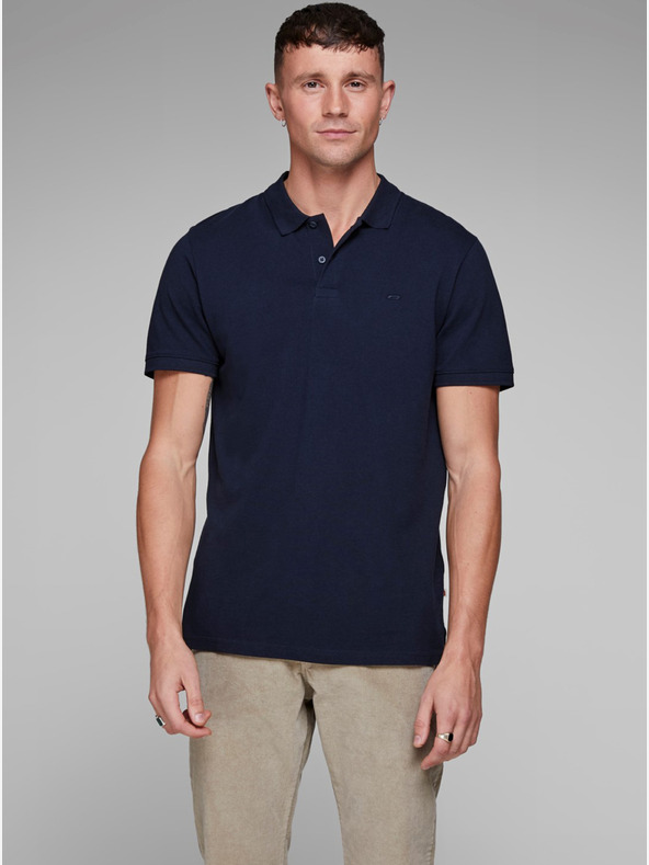 Jack & Jones Modra osnovna polo majica Jack & Jones