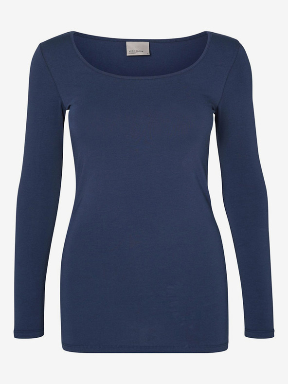 Vero Moda Temno modra ženska majica Vero Moda Maxi