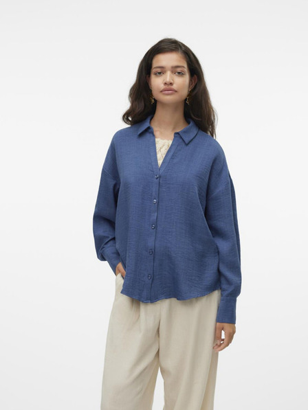 Vero Moda Modra ženska majica Vero Moda Melaney