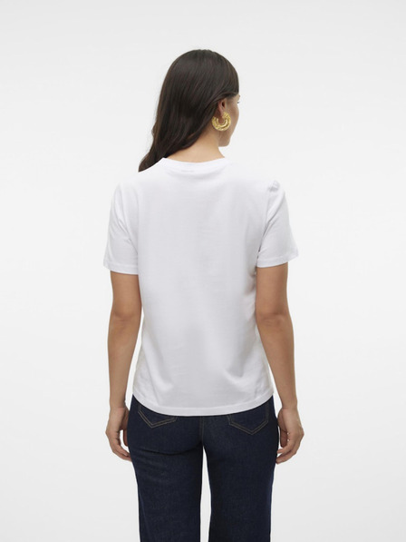 Vero Moda Bela ženska majica Vero Moda Paulina