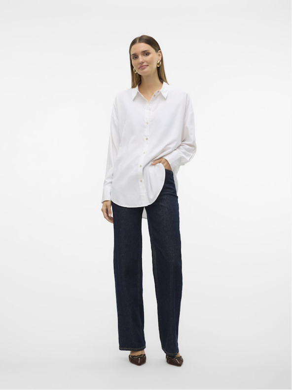 Vero Moda Bela ženska srajca Vero Moda Nora