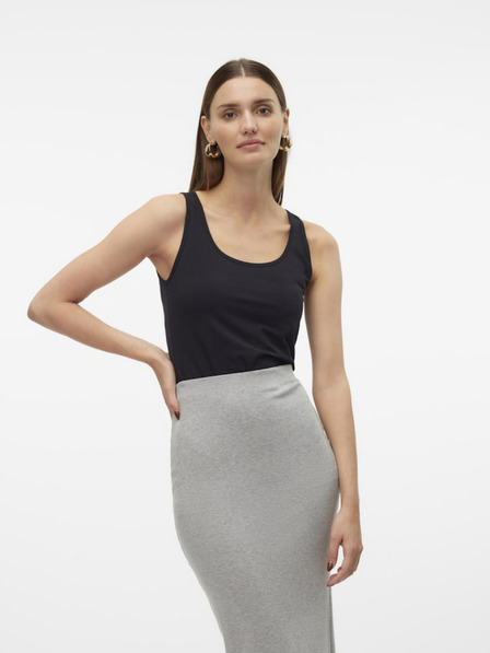 Vero Moda Črna ženska majica Vero Moda Lulu