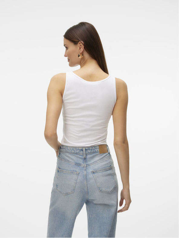 Vero Moda Bela ženska majica Vero Moda Lulu