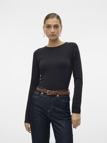 Vero Moda Črna ženska majica Vero Moda Lulu