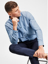 Jack & Jones Jack & Jones Laris temno modre hlače za obleko iz volnene mešanice