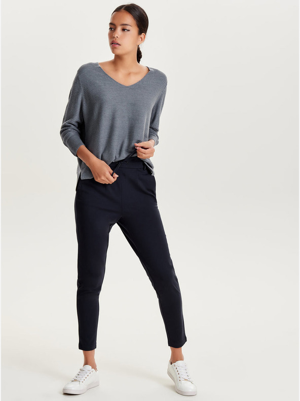 ONLY Temno modre hlače ONLY Poptrash