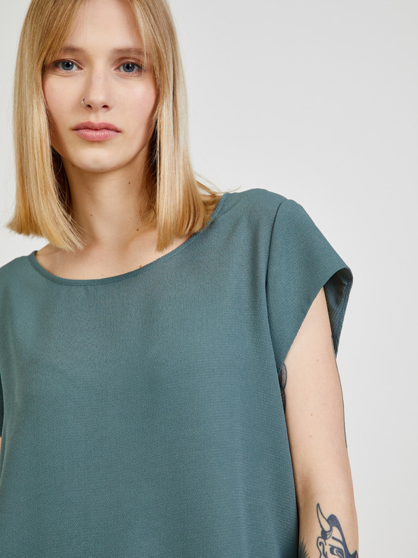 ONLY Zelena bluza z zadrgo na hrbtu SAMO Vic