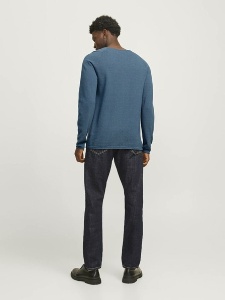 Jack & Jones Modra Moški pulover Jack & Jones Hill