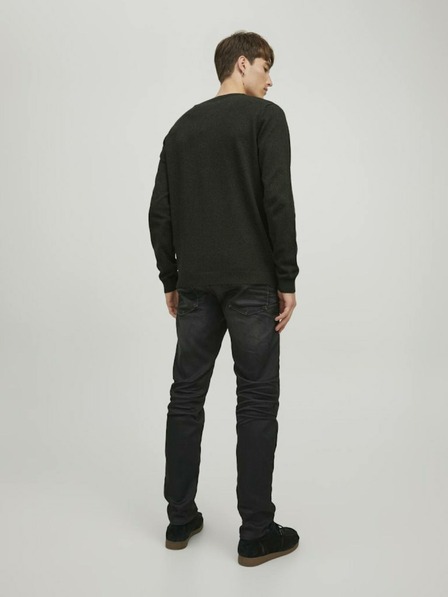 Jack & Jones Temno zelena moška jopa Jack & Jones