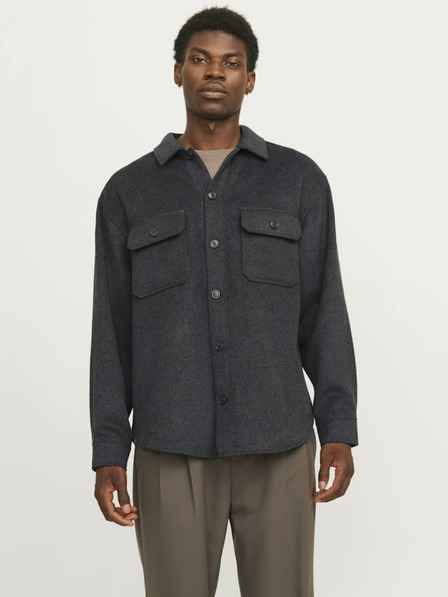 Jack & Jones Temno siva moška majica Jack & Jones