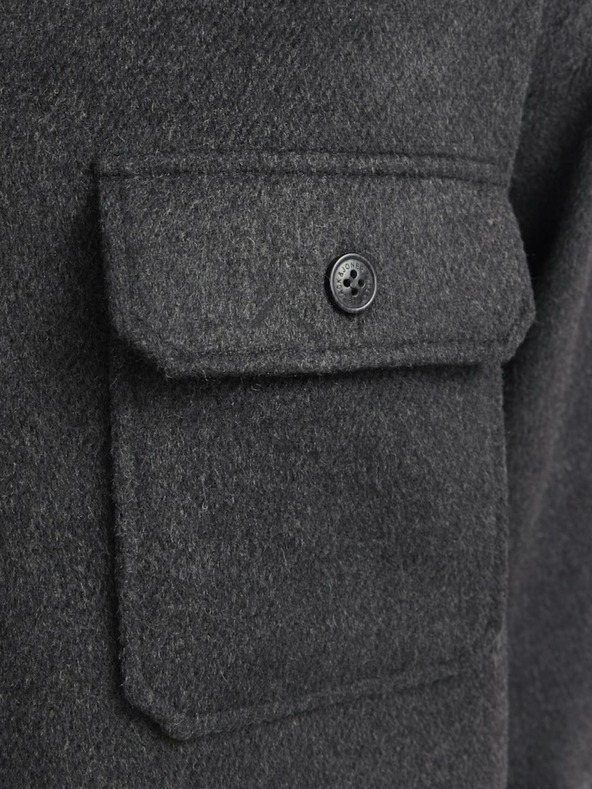 Jack & Jones Temno siva moška majica Jack & Jones