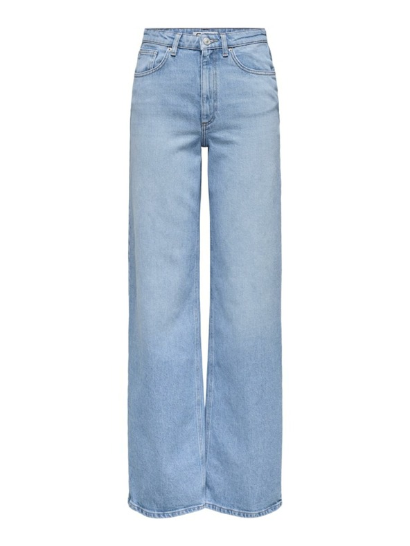 ONLY Svetlo modre ženske kavbojke s širokimi nogami ONLY Juicy