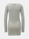 Vero Moda Siva črtasta osnovna majica z dolgimi rokavi VERO MODA Maxi majica