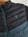 Jack & Jones Črno-modra moška prešita jopica Jack & Jones