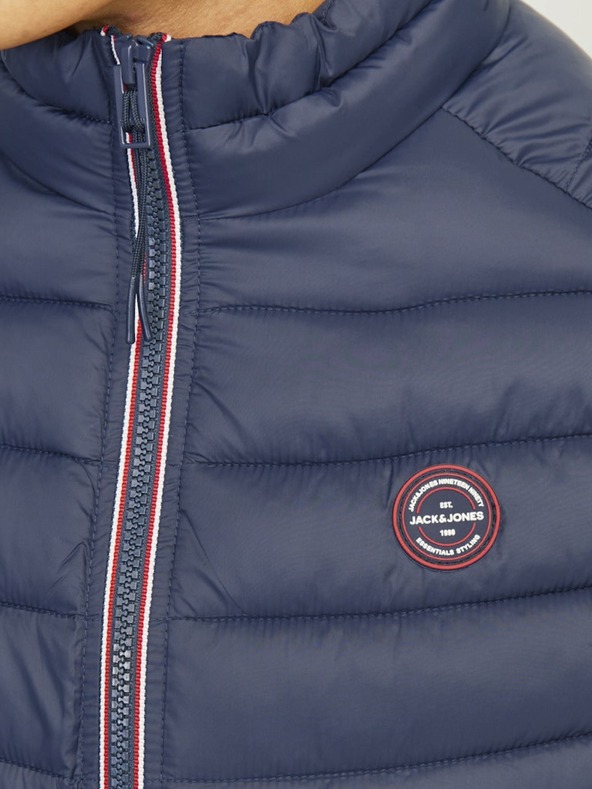 Jack & Jones Temno modri moški prešiti jopič Jack & Jones